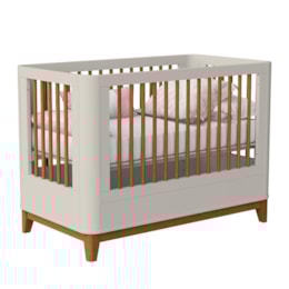 Jogo de Quarto Infantil Boom Classic Slim Berço e Cômoda 1 Porta Areia Fosco com Pés Amadeirado - Reller Móveis Jogo de Quarto Infantil Boom Classic Slim Berço e Cômoda 1 Porta Areia Fosco com Pés Amadeirado - Reller Móveis