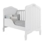 Jogo de Quarto Infantil Cômoda Encanto e Berço Harmonia Branco - Permóbili Baby