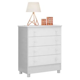 Jogo de Quarto Infantil Doce Sonho Cômoda 4 Gavetas e Berço Mini Cama Branco com Rodízio - Qmovi  Jogo de Quarto Infantil Doce Sonho Cômoda 4 Gavetas e Berço Mini Cama Branco com Rodízio - Qmovi