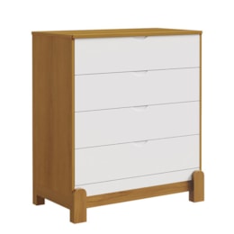 Jogo de Quarto Infantil Lotus Frisado Cômoda 4 Gavetas e Berço Branco Fosco/Savana - Reller Móveis Jogo de Quarto Infantil Lotus Frisado Cômoda 4 Gavetas e Berço Branco Fosco/Savana - Reller Móveis