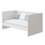Jogo de Quarto Infantil New Katatau Guarda Roupa e Berço Mini Cama Branco Fosco - Reller Móveis