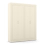 Jogo de Quarto Infantil Tutto New com Guarda Roupa 4 Portas e Berço Off White - Matic Móveis