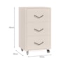 Kit 2 Gaveteiro 3 Gavetas Steel Off White – EJ Móveis