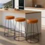Kit 3 Banquetas Roma 70cm Couríssimo Amarula - Salaone