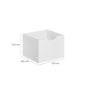 Kit 3 Gavetas para Nicho Organizador Branco - Qmovi