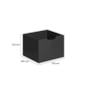 Kit 3 Gavetas para Nicho Organizador Preto Fosco - Qmovi