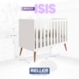 Kit Gêmeos Berço Americano Isis Branco com Colchões Baby Physical - Reller Móveis