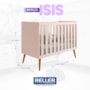 Kit Gêmeos Berço Americano Isis Rosa - Reller Móveis