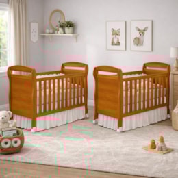 Kit Gêmeos Berço Mini Cama Danny Savana - Reller Móveis