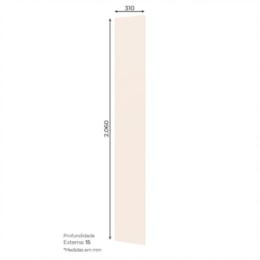 Lateral para Cozinha Connect Off White - Móveis Henn Lateral para Cozinha Connect Off White - Móveis Henn