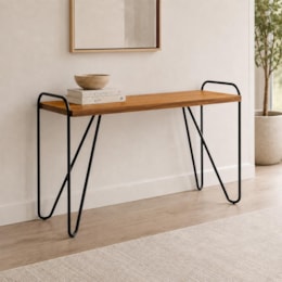 Mesa de Canto Gênova Naturale - Móveis Luapa