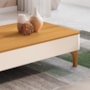 Mesa de Centro Liz Off White/Cinamomo – HB Móveis