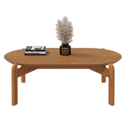Mesa de Centro Lizz Oblonga Cedro - Casa D Mesa de Centro Lizz Oblonga Cedro - Casa D