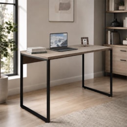 Mesa de Escritório Office Industrial 120 Carvalho Bruma - Martinucci 