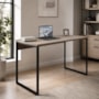 Mesa de Escritório Office Industrial 120 Carvalho Bruma - Martinucci 