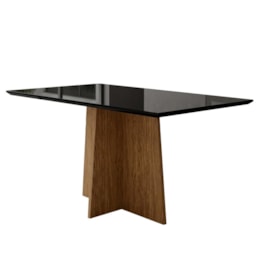 Mesa de Jantar Ana 160x90 Imbuia/Off White - New Ceval 
