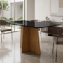 Mesa de Jantar Ana 160x90 Off white- New Ceval 
