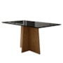 Mesa de Jantar Ana 160x90 Off white- New Ceval 
