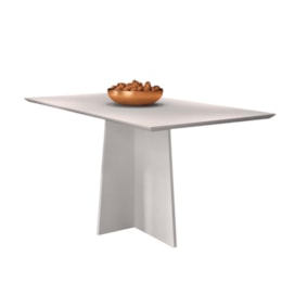 Mesa de Jantar Ana 160x90 Off White - New Ceval Mesa de Jantar Ana 160x90 Off White - New Ceval