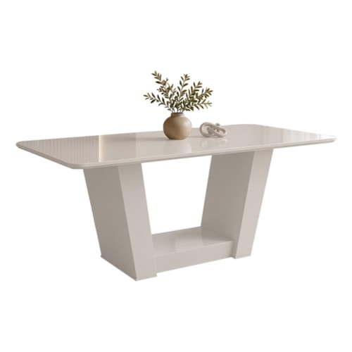 Mesa de Jantar Apogeu 170x90 Off White - Móveis Lopas 