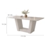 Mesa de Jantar Apogeu 170x90 Off White - Móveis Lopas 
