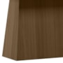 Mesa de Jantar Bárbara 160x90 Imbuia/Preto Tampo em MDF com Vidro - New Ceval