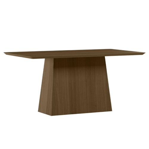 Mesa de Jantar Bárbara 160x90 Imbuia Tampo em MDF - New Ceval