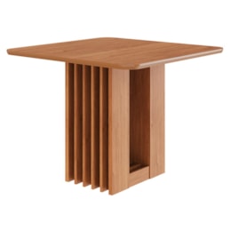 Mesa de Jantar Quadrada Ariela 95x95 Cinamomo com Tampo em MDF - Cimol Móveis Mesa de Jantar Quadrada Ariela 95x95 Cinamomo com Tampo em MDF - Cimol Móveis