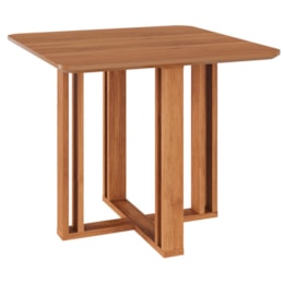 Mesa de Jantar Quadrada Flora 95x95 Cinamomo com Tampo em MDF - Cimol Móveis Mesa de Jantar Quadrada Flora 95x95 Cinamomo com Tampo em MDF - Cimol Móveis