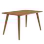 Mesa de Jantar Retangular Adele 130x80 Madeira/Cinamomo com Tampo em MDF - Cimol Móveis
