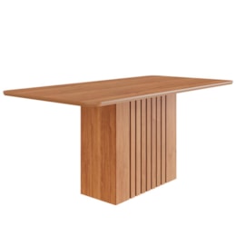 Mesa de Jantar Retangular Ana 180x90 Cinamomo com Tampo em MDF - Cimol Móveis Mesa de Jantar Retangular Ana 180x90 Cinamomo com Tampo em MDF - Cimol Móveis