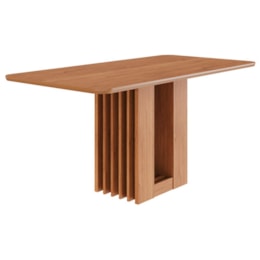 Mesa de Jantar Retangular Ariela 160x80 Cinamomo com Tampo em MDF - Cimol Móveis Mesa de Jantar Retangular Ariela 160x80 Cinamomo com Tampo em MDF - Cimol Móveis