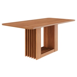 Mesa de Jantar Retangular Ariela 180x90 Cinamomo com Tampo em MDF - Cimol Móveis Mesa de Jantar Retangular Ariela 180x90 Cinamomo com Tampo em MDF - Cimol Móveis