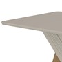 Mesa de Jantar Vênus 170x90 Amêndoa/Off White - Móveis Lopas  