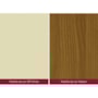 Mesa Ghala 1600mm Nature/Off White - Móveis Henn