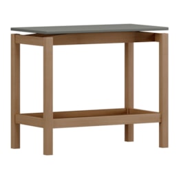 Mesa Lateral Barcelona Oak/Ferrolack - Finestra Móveis Mesa Lateral Barcelona Oak/Ferrolack - Finestra Móveis