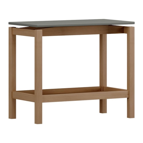 Mesa Lateral Barcelona Oak/Ferrolack - Finestra Móveis