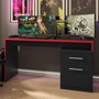 Mesa para Computador Desk Gamer DRX-4000 Preto/Vermelho - PR Móveis