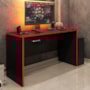 Mesa para Computador Desk Gamer DRX-9000 Preto/Vermelho - Móveis Leão