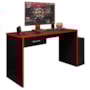 Mesa para Computador Desk Gamer DRX-9000 Preto/Vermelho - Móveis Leão