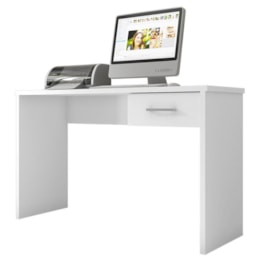 Mesa para Computador Escrivaninha Gávea com Gaveta Branco Tx - PR Móveis Mesa para Computador Escrivaninha Gávea com Gaveta Branco Tx - PR Móveis