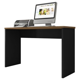 Mesa para Computador Escrivaninha Gávea Preto/Freijó - PR Móveis
