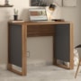 Mesa para Computador Office Morada Amêndola/Grafito - Demóbile