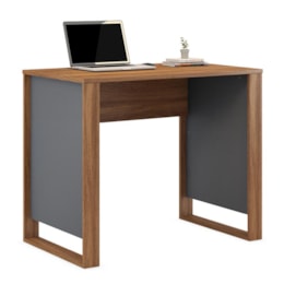 Mesa para Computador Office Morada Amêndola/Grafito - Demóbile   Mesa para Computador Office Morada Amêndola/Grafito - Demóbile