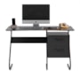 Mesa para Computador Office Steel 2 Gavetas Preto – EJ Móveis
