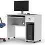 Mesa para Computador Office Vicenza Branco Brilho - PR Móveis 