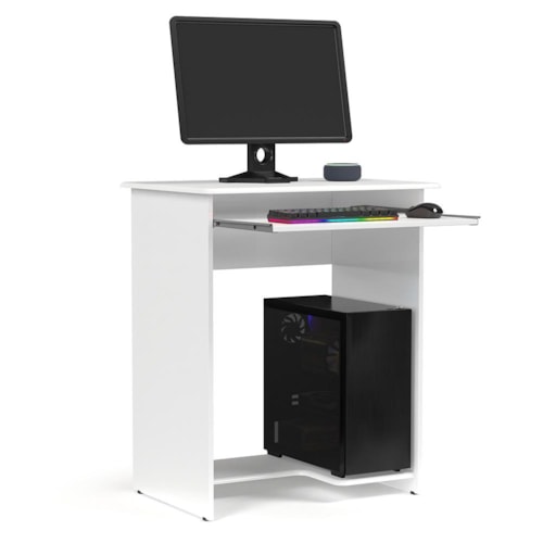 Mesa para Computador Pratica Branco – EJ Móveis