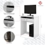 Mesa para Computador Pratica com Gaveta Branco - EJ Móveis