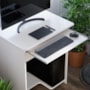 Mesa para Computador Pratica com Gaveta Branco – EJ Móveis