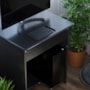 Mesa para Computador Pratica com Gaveta Preto – EJ Móveis
